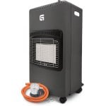Grunkel CT-HEST42PLUS Aquecedor a Gás Butano Dobrável e Portátil com Regulador e Conduta 4200W Preto Grunkel CT-HEST42PLUS Aquecedor a Gás Butano Dobrável e Portátil com Regulador e Conduta 4200W Preto