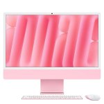 iMac da 24 pollici con display Retina 4,5K: chip Apple M4 con CPU a 10 core e GPU a 10 core, SSD da 16 GB, 512 GB - Rosa