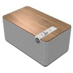 Klipsch The Three Plus Altifalante Bluetooth Retro USB-C 120W RMS Cinzento/Madeira Klipsch The Three Plus Altifalante Bluetooth Retro USB-C 120W RMS Cinzento/Madeira