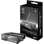 MSI SPATIUM M570 PRO FROZR 2TB SSD 12400MB/s NVMe PCIe 5.0 M.2 Gen5 3D NAND con dissipatore di calore MSI SPATIUM M570 PRO FROZR 2TB SSD 12400MB/s NVMe PCIe 5.0 M.2 Gen5 3D NAND con dissipatore di calore