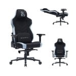 Newskill Banshee Pro Silla Gaming Tela Transpirable con Almohada Cervical Negra-Azul