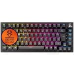 Newskill Pyros PRO 75 % Hotswap-fähige, kabellose mechanische Gaming-Tastatur, Schwarz