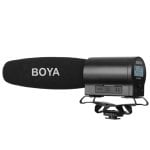 BOYA BY-DMR7 Micrófono para Videocámara Negro BOYA BY-DMR7 Micrófono para Videocámara Negro