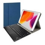 Custodia Royal Bailey Rk102c con tastiera Bluetooth per iPad 10.2 / iPad Air 10.5 / Pro10.5 2019 Blu