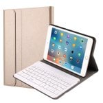 Capa de teclado Bluetooth Royal Bailey FT1029 para iPad Mini 4/5 ouro