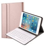 Royal Bailey FT1029 Capa Teclado com Bluetooth para Ipad Mini 4/5 Rosa