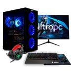 Nitropc Pack Gold V2 AMD Ryzen 5 5600X/16GB/1TB SSD/RX 6600 + Monitor FullHD da 24" Nitropc Pack Gold V2 AMD Ryzen 5 5600X/16GB/1TB SSD/RX 6600 + Monitor FullHD da 24"