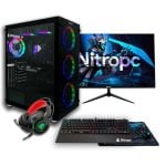 NitroPC Pack Gold Plus V2 Intel Core i5-14400F/16GB/1TB SSD/RX 6600 + Monitor 24" FullHD NitroPC Pack Gold Plus V2 Intel Core i5-14400F/16GB/1TB SSD/RX 6600 + Monitor 24" FullHD
