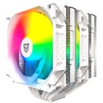 Nfortec Sculptor X2 Cooler de CPU 2x120mm ARGB TDP até 240W Branco