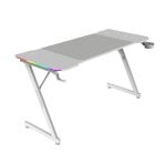 Mars Gaming MGD-X140RGB Mesa Ergonómica ARGB Mando Alfombrilla XXL Soportes Externos 140x60cm Blanco Mars Gaming MGD-X140RGB Mesa Ergonómica ARGB Mando Alfombrilla XXL Soportes Externos 140x60cm Blanco