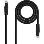 Nanocable 10.20.1803-BK Netzwerkkabel Schwarz 3 m Cat6a U/UTP (UTP)