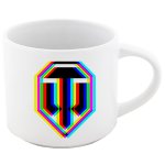 World Of Tanks Taza De Cerámica Con Logotipo Holográfico En 3d Blanca
