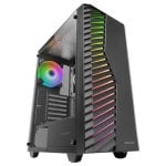Mars Gaming MC-VOLT Caja ATX Ventilador ARGB 120mm Rejilla Frontal ARGB Cristal Templado Negro Mars Gaming MC-VOLT Caja ATX Ventilador ARGB 120mm Rejilla Frontal ARGB Cristal Templado Negro