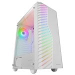 Mars Gaming MC-VOLT Caja ATX Ventilador ARGB 120mm Rejilla Frontal ARGB Cristal Templado Blanco Mars Gaming MC-VOLT Caja ATX Ventilador ARGB 120mm Rejilla Frontal ARGB Cristal Templado Blanco