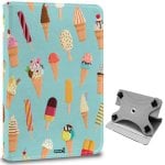 Custodia universale per ebook/tablet da 9,7"-11" con motivo gelato (quadrata)