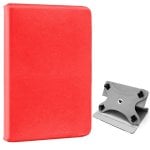 Custodia universale in similpelle per ebook/tablet da 9,7"-11" rossa (quadrata)