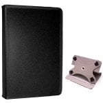 Coole universelle Kunstlederhülle für E-Books/Tablets 9,7"-11" Schwarz (Quadrat)