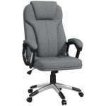 Vinsetto Silla De Oficina Giratoria Con Altura Ajustable 66x75x110-120 Cm Gris
