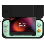 CRKD Nitro Deck Retro Mint Edição Limitada para Nintendo Switch/OLED com Estojo