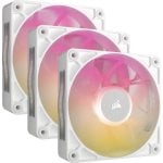 Corsair iCUE LINK RX120 MAX RGB Pack Triple Ventilador Suplementario PWM 120mm Blanco Corsair iCUE LINK RX120 MAX RGB Pack Triple Ventilador Suplementario PWM 120mm Blanco