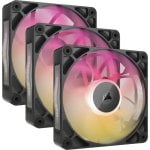 Corsair iCUE LINK RX120 MAX RGB Pack Triple Ventilador Suplementario PWM 120mm Negro Corsair iCUE LINK RX120 MAX RGB Pack Triple Ventilador Suplementario PWM 120mm Negro
