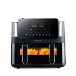 Heißluftfritteuse Prixton Cook Organics Dual Sichtfenster 8 L 2000 W