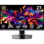 MSI MPG 272URX QD-OLED 26,5 Zoll QD-OLED UltraHD 4K 240 Hz 0,03 ms höhenverstellbar Adaptive Sync USB-C