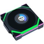 Lian-Li UNI FAN SL WIRELESS LCD 120 ARGB Ventilador Suplementario con Pantalla 120mm Negro Lian-Li UNI FAN SL WIRELESS LCD 120 ARGB Ventilador Suplementario con Pantalla 120mm Negro