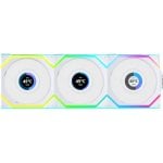 Lian-Li UNI FAN SL Wireless LCD 120 Packung mit 3 Zusatzventilatoren 120 mm weiß
