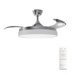 Ventoinha de Teto com Luz Origial AIRBLISS CEILING RETRACTABLE 25WIN 25W 106cm 6 Velocidades Pás Retráteis Comando LED