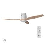 Ventilateur de plafond original AIRBLISS CEILING 25WWOOD WIFI, 132 cm, moteur CC, 25 W avec lumière et télécommande, WIFI, bois