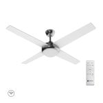 Ventilateur de plafond original AIRBLISS CEILING 25WIN WIFI, 106 cm, moteur CC, 25 W, avec éclairage et télécommande, WIFI, acier inoxydable