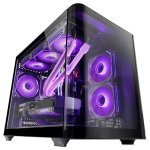 Mars Gaming MC-FUSIONM Caja Gaming Micro-ATX Cristal Templado Continuo Curvo Doble Cámara Negro Mars Gaming MC-FUSIONM Caja Gaming Micro-ATX Cristal Templado Continuo Curvo Doble Cámara Negro