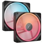 Corsair iCUE LINK LX140-R RGB Pack Doble Ventilador Suplementario PWM 140mm Negro Corsair iCUE LINK LX140-R RGB Pack Doble Ventilador Suplementario PWM 140mm Negro