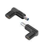 Convertitore Voltistar USB-C a spina 4,5 mm x 3,0 mm Nero