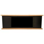 Mobile in Legno per Caminetto Elettrico Mobile Arosio 150 Nero Mobile in Legno per Caminetto Elettrico Mobile Arosio 150 Nero