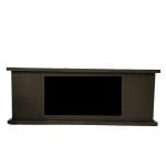 Kaminschrank aus Anthrazitholz Arosio 108 Anthrazit