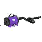 Pawhut Secador De Pelo Cães 2800w Temperatura Velocidade De Vento Ajustável