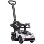 Aiyaplay 2-em-1 Carrinho de Passeio Lamborghini Branco 12-36 Meses