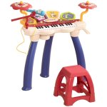 Aiyaplay Piano Electrónico Infantil 2 En 1 De 32 Teclas 74x32,2x71 Cm Multicolor