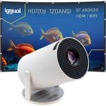 Beamer Iggual MP720P HD 120 Lumen 150" LED LCD Smart Android Tragbar