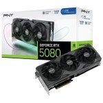 Grafikkarte PNY GeForce RTX 5080 OC 16GB GDDR7 Reflex 2 RTX AI DLSS4