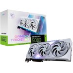 Carte Graphique MSI GeForce RTX 5080 GAMING TRIO OC WHITE 16GB GDDR7 Reflex 2 RTX AI DLSS4