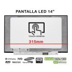 Ecrã Portátil LED Tátil 14" Portatilmovil N140HCN-EA1 FHD 40 Pins