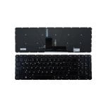 Teclado Retroiluminado Para Portátil Toshiba Satellite L50-b Brillante Sin Marco