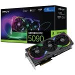 PNY GeForce RTX 5090 ARGB Overclocked Triple Fan 32GB GDDR7 Reflex 2 RTX AI DLSS4 PNY GeForce RTX 5090 ARGB Overclocked Triple Fan 32GB GDDR7 Reflex 2 RTX AI DLSS4