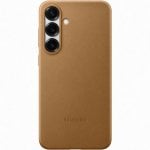 Samsung Capa de Pele Vegan Castanha para Galaxy S25 Plus