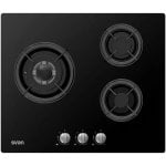 Svan SGW3601N Placa de Gas Butano 3 Zonas Quemador Wok 60cm Cristal Negro Svan SGW3601N Placa de Gas Butano 3 Zonas Quemador Wok 60cm Cristal Negro