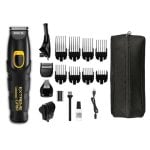 Aparador Multifunções Corporal Wahl Extreme Grip Advanced Recarregável 240min 10 Pentes Carga Rápida