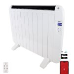 Radiateur Électrique Yoevu 1500W 10 Éléments Télécommande Alexa Google Home